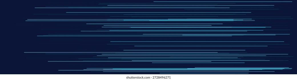 Líneas azules Abstractas sobre un fondo oscuro, creando un visual futurista de temática tecnológica.