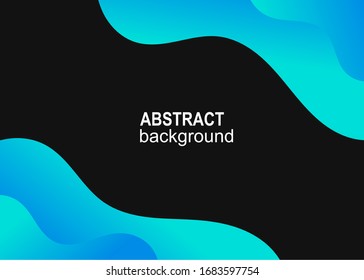 diseño de fondo líquido azul abstracto vectorial libre