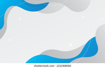 Abstract blue liquid background. Fluid shapes composition. Eps10 vector