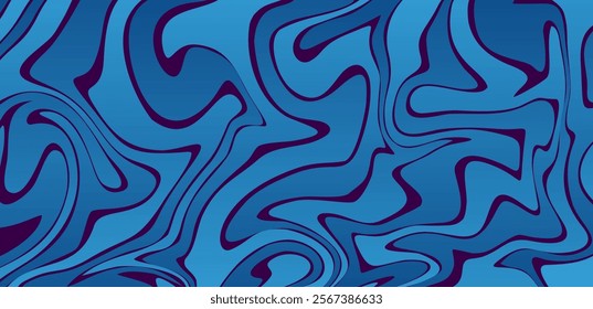 Abstract blue liquid background. Illustration for website, wallpaper, banner, poster, flyer