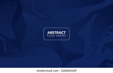 Abstrakter, blauer, flüssiger Hintergrund. Modernes Hintergrunddesign. Farbverlauf-Farbe. Zusammensetzung der flüssigen Formen.  Website, Banner, Bildschirmhintergründe, Broschüren, Poster