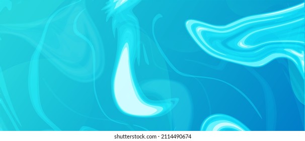 Abstract Blue liquid background. Modern background design. gradient color. Fluid shapes composition. Fit for website, banners, wallpapers, brochure, posters