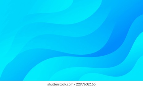 Resumen Fondo líquido azul. Diseño de fondo moderno. color de gradiente. Ondas dinámicas. Composición de formas fluidas.  Apto para sitio web, carteles, fondos de pantalla, folletos, carteles