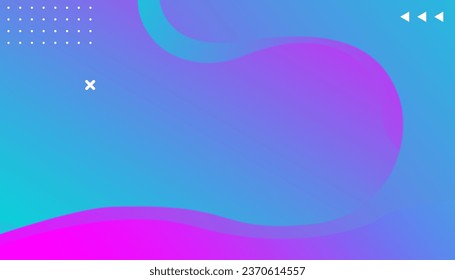 Abstract Blue liquid background. Modern background design. gradient color. Dynamic Waves. Can be used for posters, placards, brochures, banners, web pages