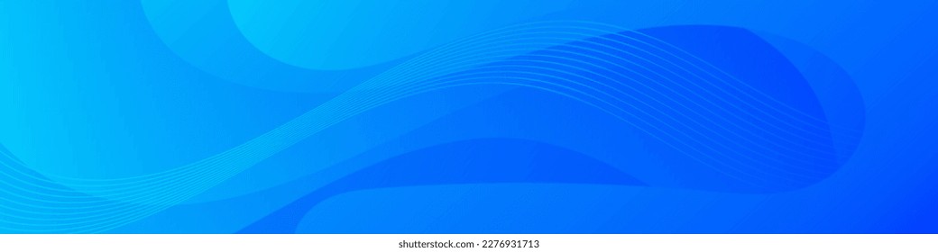 Resumen de la plantilla de banner de líquido azul. Diseño de fondo moderno. color de gradiente. Ondas dinámicas. Composición de formas fluidas.  Apto para banners, fondos de pantalla,