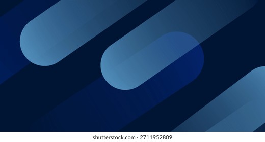 Color líquido azul abstracto del gradiente con el fondo geométrico redondeado de la decoración de la forma. Vector de EPS10