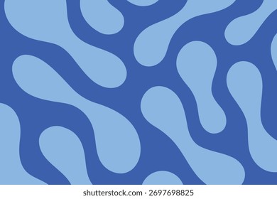 abstract blue liquid illustration background