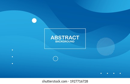 Resumen de fondo de onda líquida azul. Composición fluida de las formas. Vector Eps10