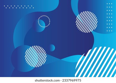 Abstract blue liquid wave background. Fluid shapes composition. Eps10 vector