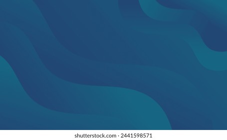 Abstract blue liquid wave background. Fluid composition of shapes. Template for invitation, business card for presentation design

