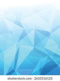 Abstract blue low poly geometric pattern background