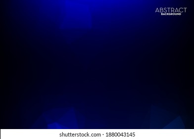 Abstract Blue Low Poly  triangle geometry , Technology background , Banner backdrop,wallpaper  website design, vector eps
