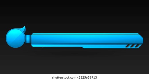 Resumen azul bajo tercer banner para el título de transmisión de noticias de último minuto