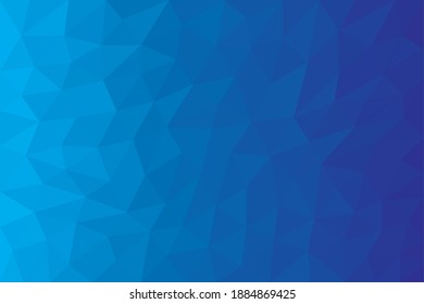 Abstract blue lowpoly background vector