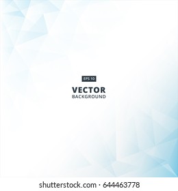 Abstract blue Lowpoly vector background. Template for style design. Vector illustration. Used transparency layers of background copy space