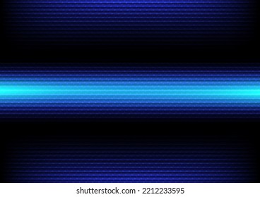 Abstract blue luminous horizontal lines background. High speed line technology background digital and connection concept.