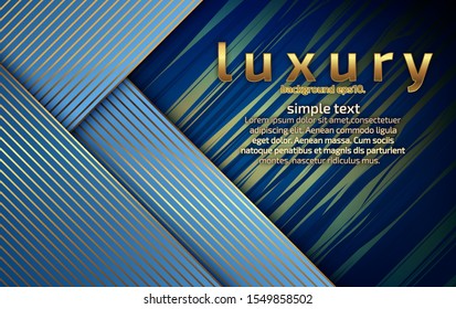 Abstract blue luxury abstract background image VIP concept Straight line for party invitation card design
