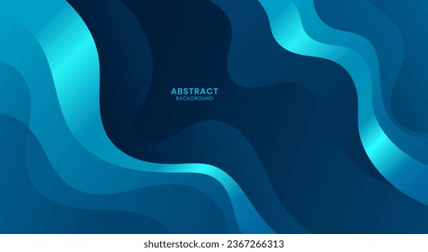 Resumen del vector de fondo de lujo azul