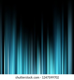 Abstract blue magic light rays over dark background. EPS 10