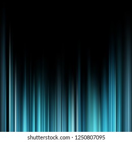Abstract blue magic light rays over dark background. EPS 10