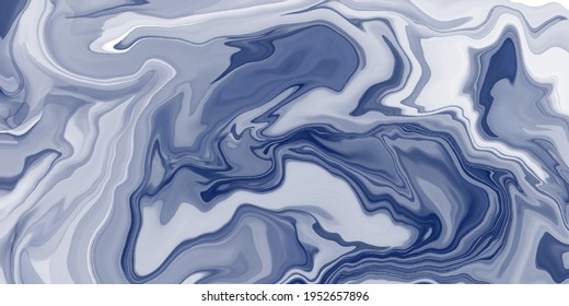 
Abstract blue marble fluid painted background. Alcohol ink or watercolor vector art. Design texture backdrop 