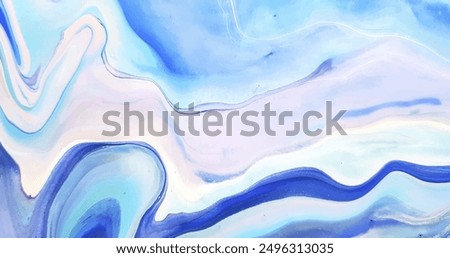 Abstract blue marble paint background vector design in eps 10