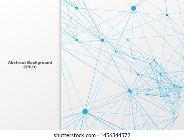  Abstract blue mesh on white background design. illustration vector design