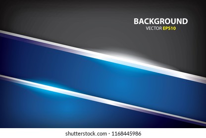 abstract blue metallic background vector