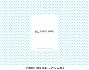 Abstract blue minimal wavy design background. Decorate for poster, ad, artwork, template design. illustration vector eps10