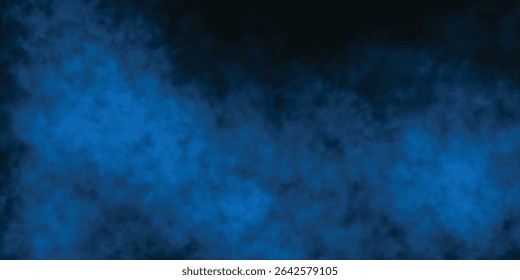 Abstract Blue Mist Background with Light and Shadow Blending


