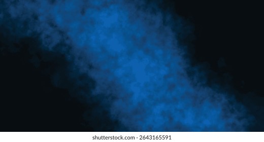 Fundo abstrato da névoa azul com mistura de luz e sombra


