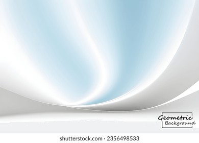 Abstract blue mix geometric background. Dynamic shapes composition. Vector illustration.