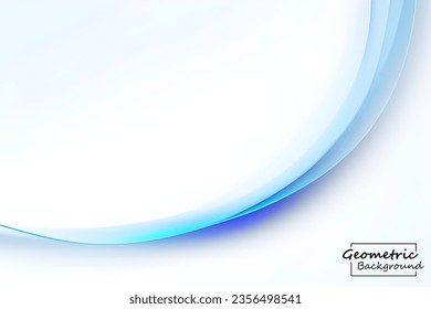 Abstract blue mix geometric background. Dynamic shapes composition. Vector illustration.