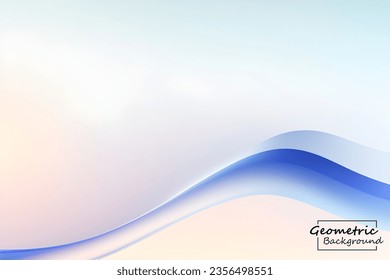 Abstract blue mix geometric background. Dynamic shapes composition. Vector illustration.