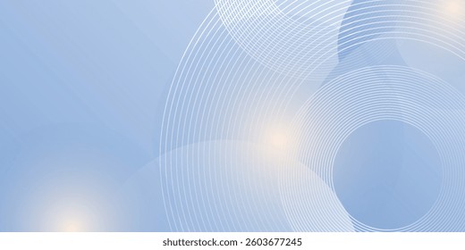 Abstract blue modern art background with circle elements. Digital technology concept. vector illustration