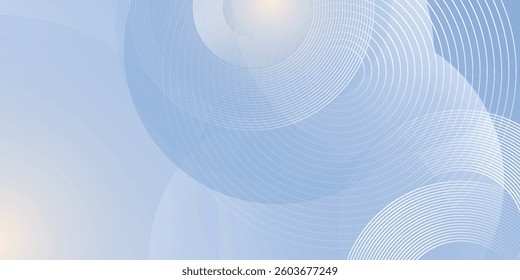 Abstract blue modern art background with circle elements. Digital technology concept. vector illustration