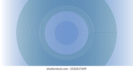 Abstract blue modern background with circle elements. Digital technology concept. vector illustration