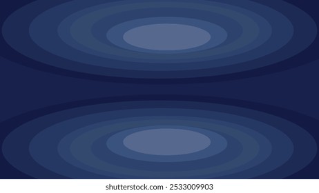 Abstract blue modern background with circle elements, futuristic and digital technology concept, modern blue circle lines pattern, abstract blue glowing geometric lines on dark blue background