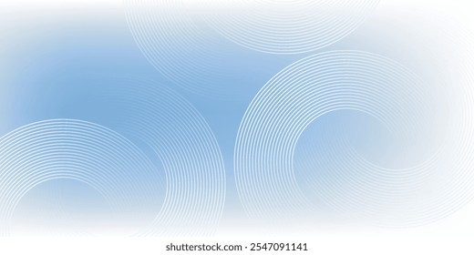 Abstract blue modern background with circle elements. Digital technology concept. vector