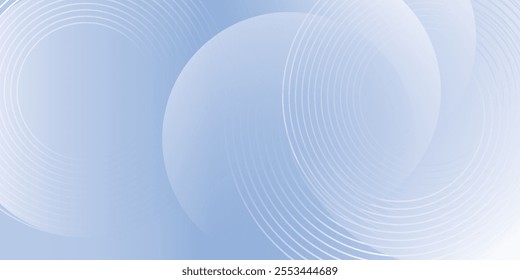 Abstract blue modern background with circle elements. Digital technology concept. VECTOR eps 10