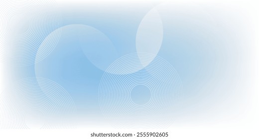 Abstract blue modern background with circle elements. Digital technology concept. vector