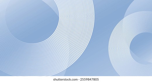 Abstract blue modern background with circle elements. Digital technology concept. vector illustration simple art background