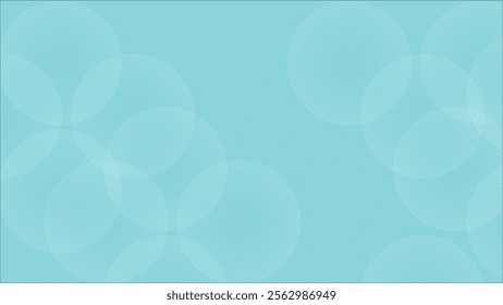 Abstract blue modern background with circle elements. Digital  concept