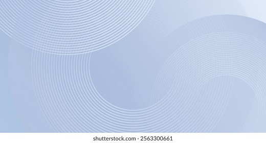 Abstract blue modern background with circle elements. Digital technology simple art modern