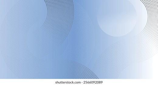 Abstract blue modern background with circle elements. Digital technology concept. vector illustration