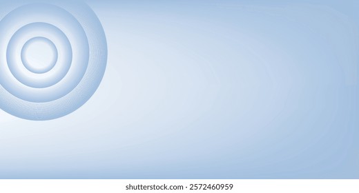 Abstract blue modern background with circle elements. Digital technology concept. vector illustration