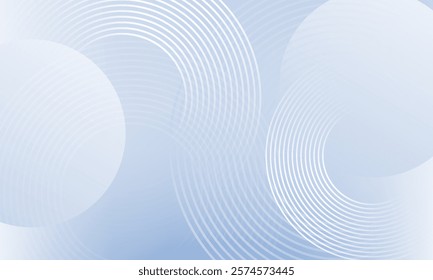 Abstract blue modern background with circle line elements. Digital technology concept. vector illustration for presentation background, business, flyer.