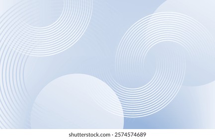 Abstract blue modern background with circle line elements. Digital technology concept. vector illustration for presentation background, business, flyer. eps 10