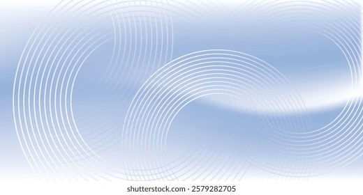 Abstract blue modern background with circle elements. Digital technology concept. vector eps10