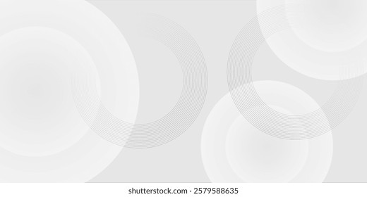  Abstract blue modern background with circle elements. Digital technology concept. vector illustration